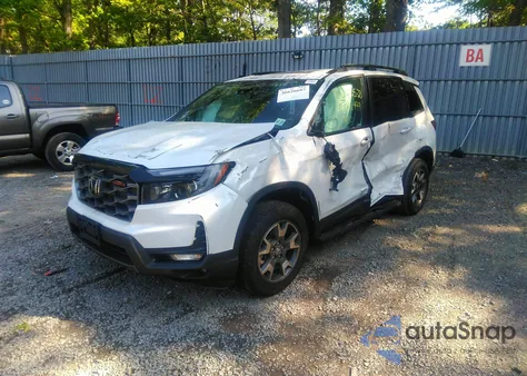 2022 Honda Passport Awd Trailsport из США, поврежденный, VIN 5FNYF8H63NB019529